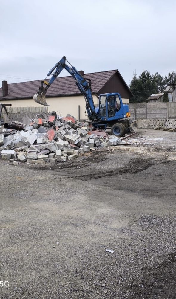Koparka kielce uslugi koparka koparko ladowarka robot ziemne rozbiorki