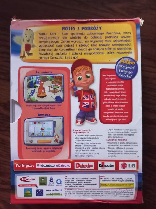 Adibu CD-ROM - uczę się angielskiego (dla dzieci 4-8 lat)