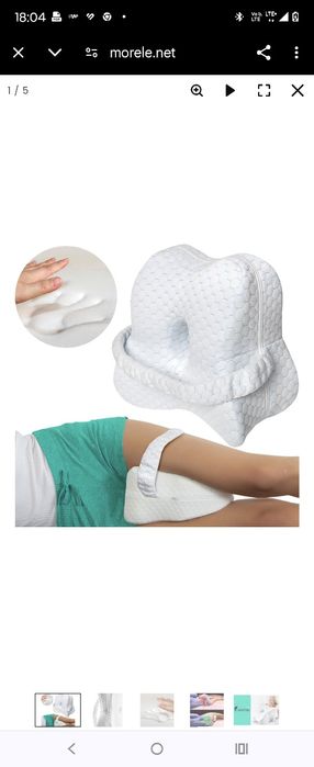 Ergonomiczna poduszka do spania bocznego