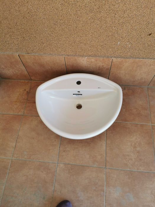 Umywalka nablatowa biała Roka Meridian nowa 60cm