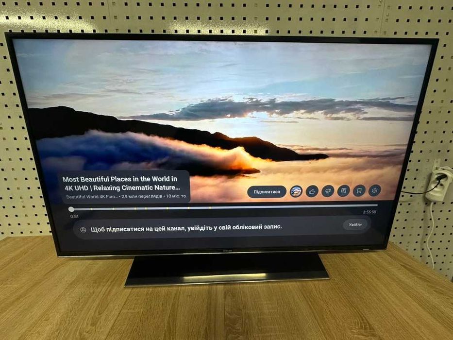 Телевізор Samsung 50 дюймів, 4к. Телевизор Samsung дюймoв, 4k