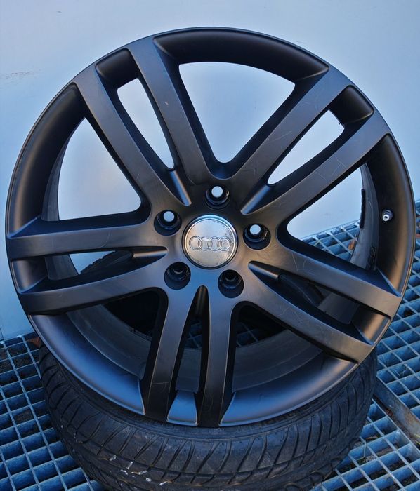 Felgi Audi 20" Czarny mat 5x130 Q7  VW Porsche czujniki