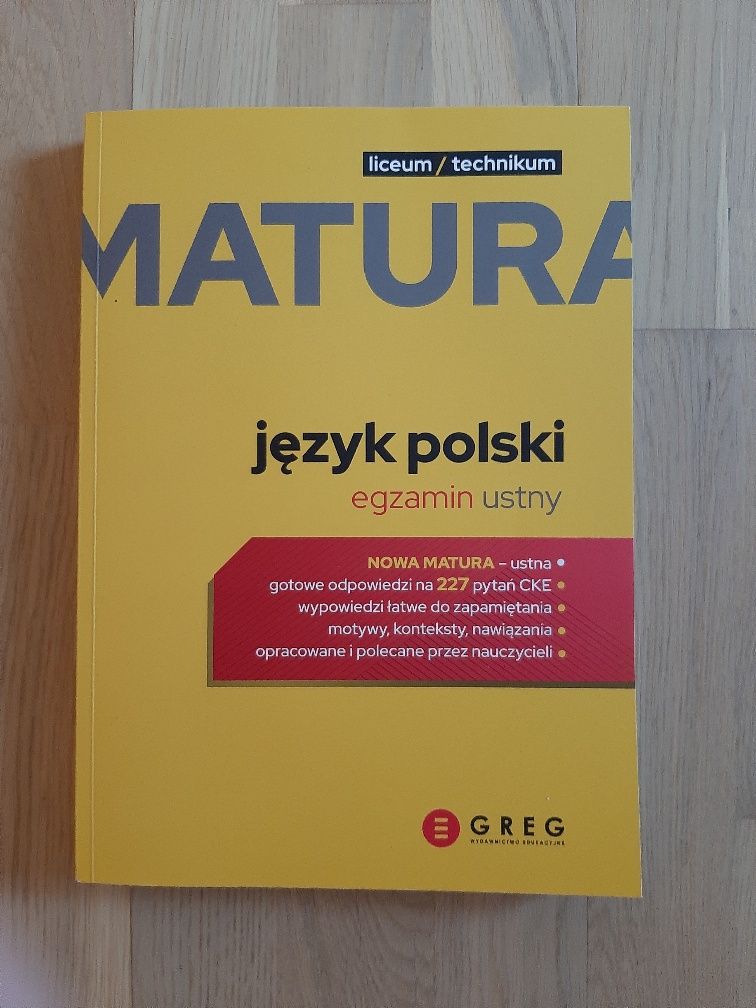 Matura język polski egzamin ustny