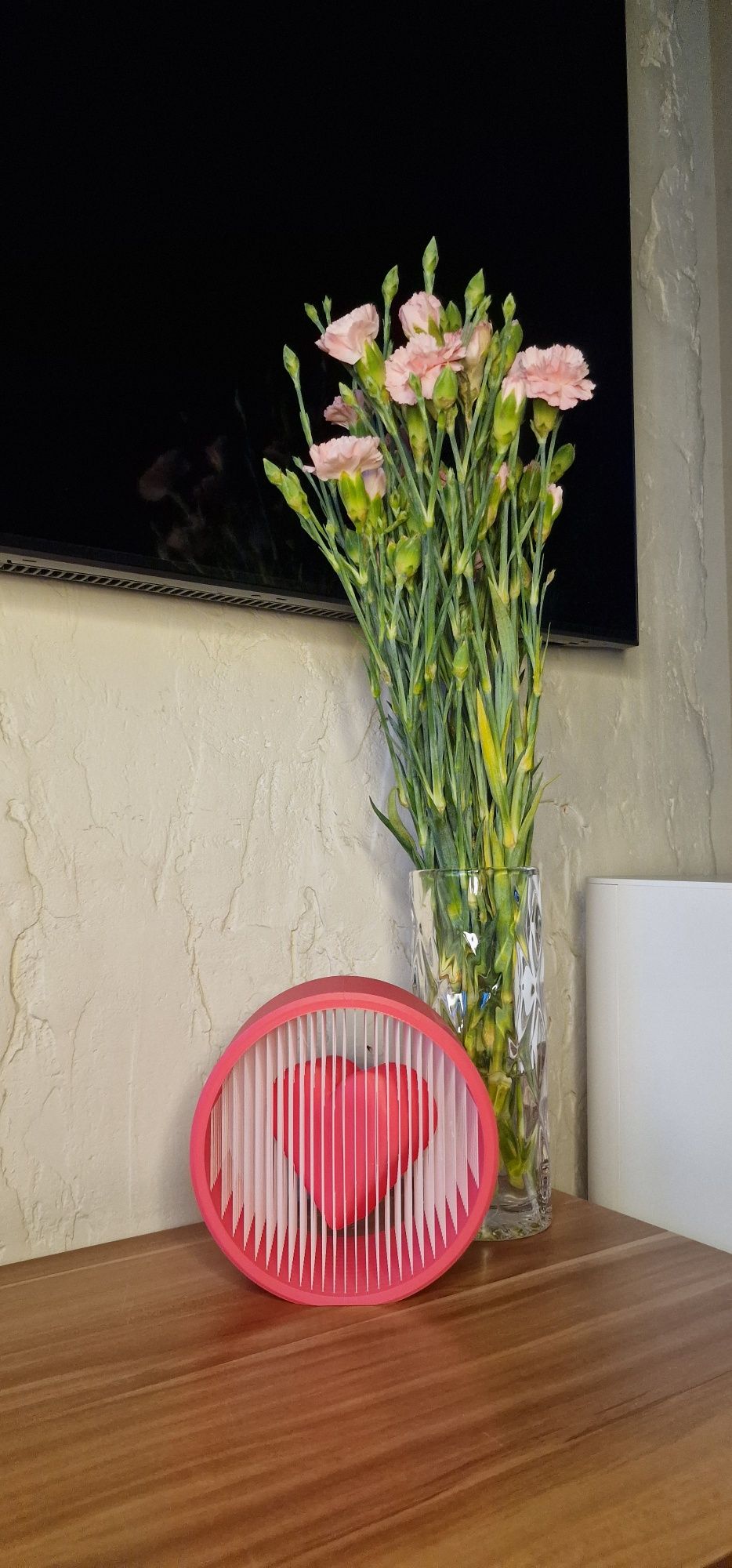 Prezent na dzień matki serce 3D