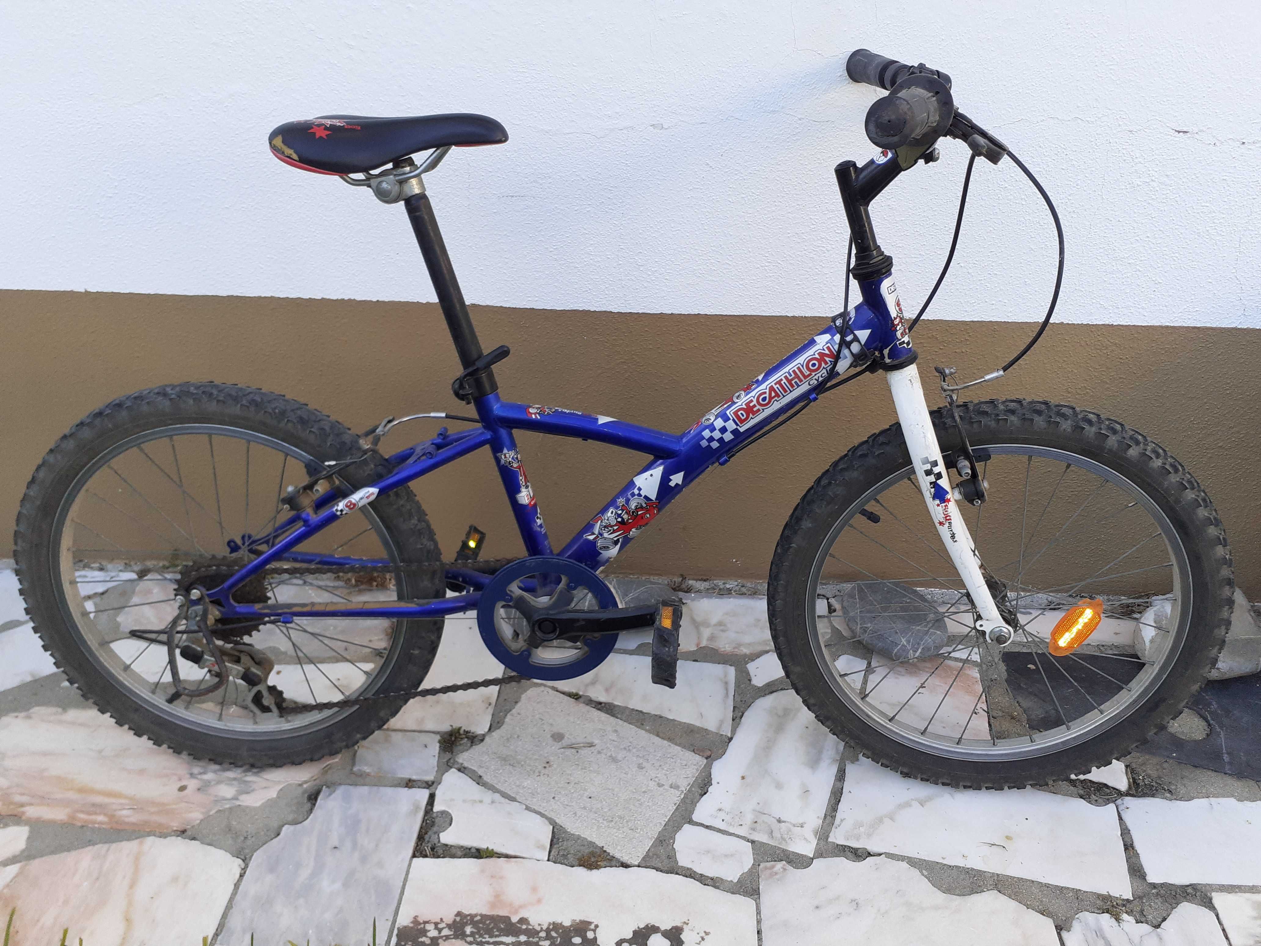Bicicleta criança, roda 20, mudanças