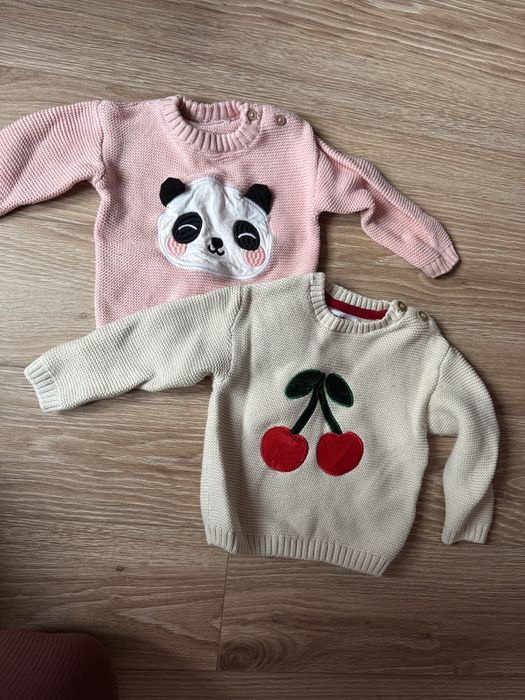 Sweterki dla dziewczynki roz. 74