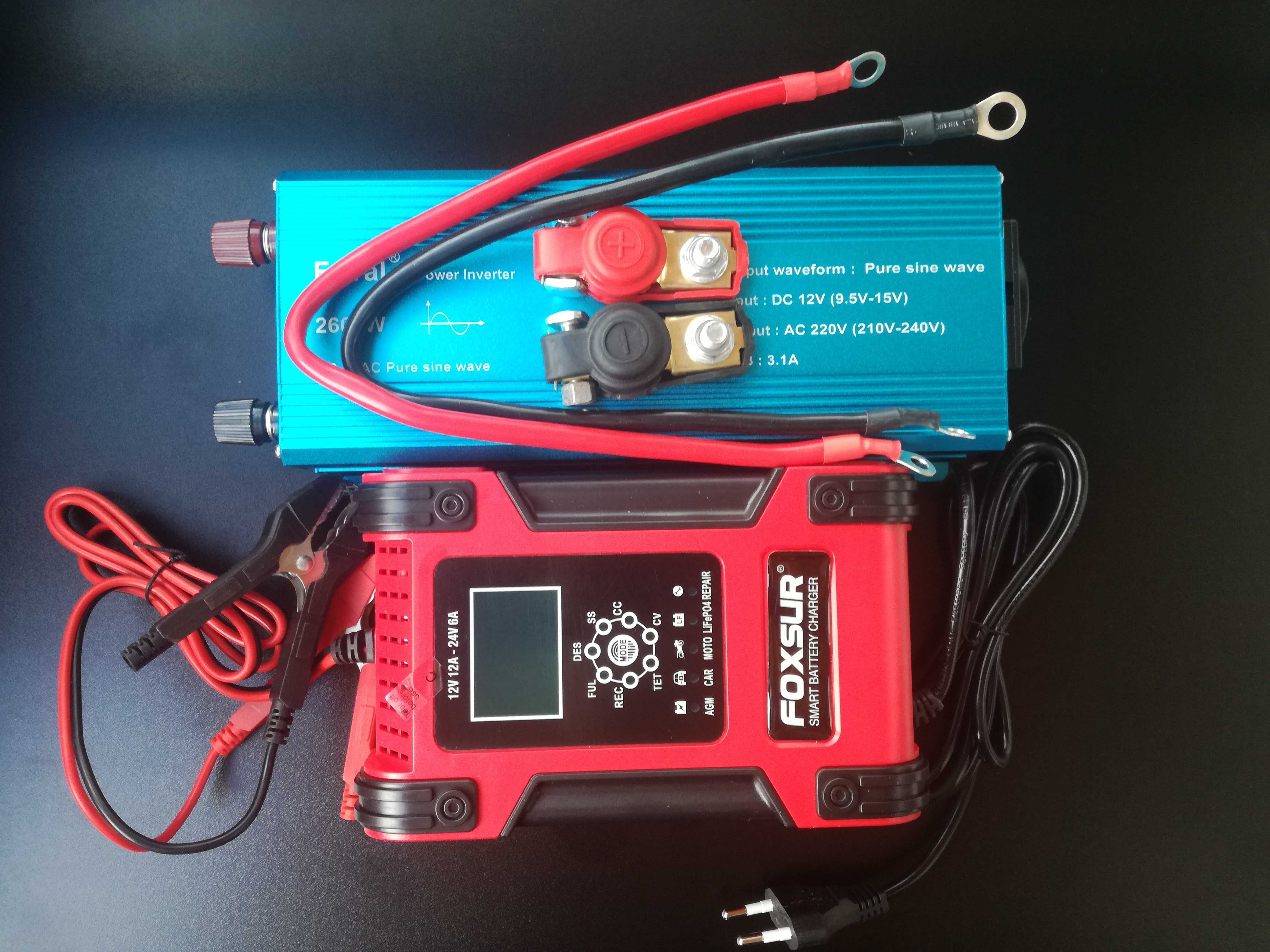Інвертор Foval 2600w чистий  синус + ПОДАРУНОК