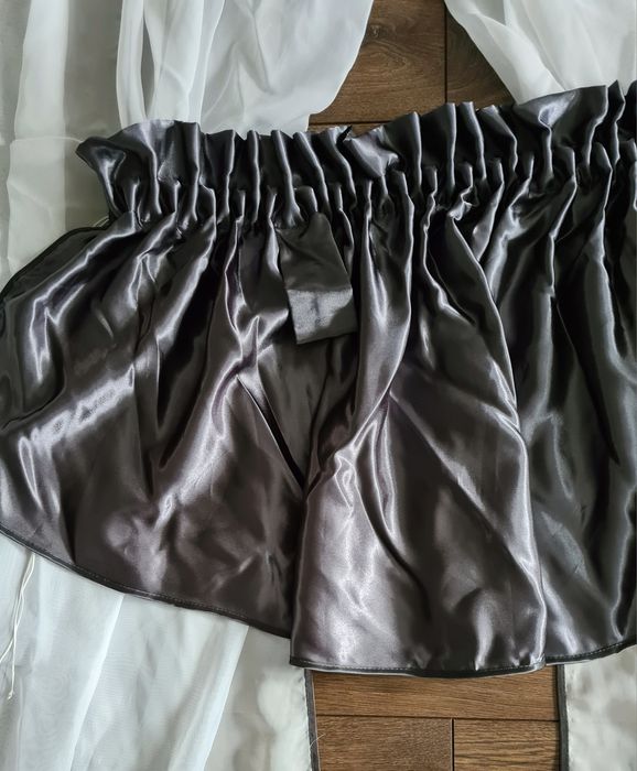 Firana + lambrekin szyte na miarę komplet