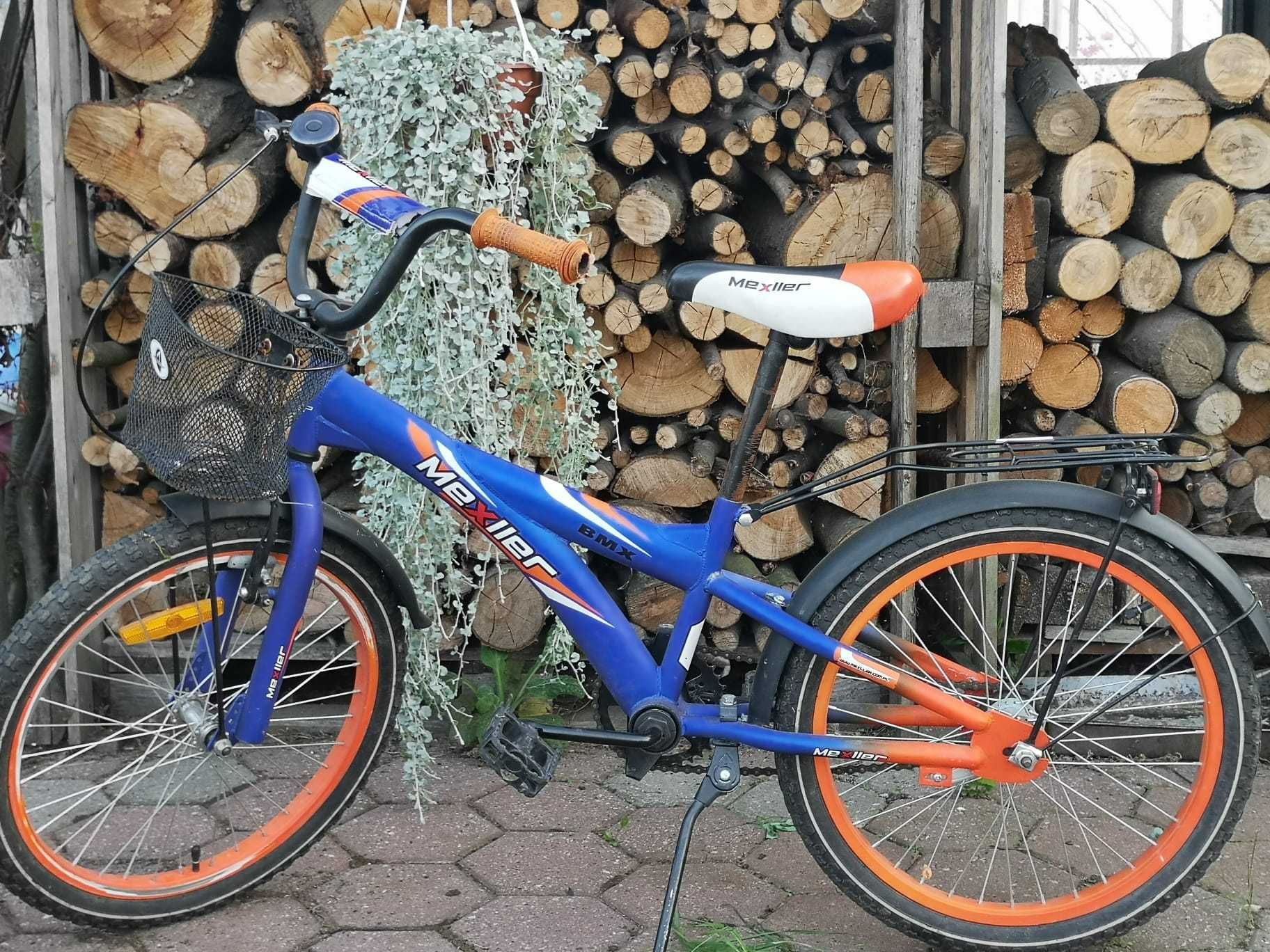 Rower dziecięcy Mexller BMX 20 niebieski  koło 20 "