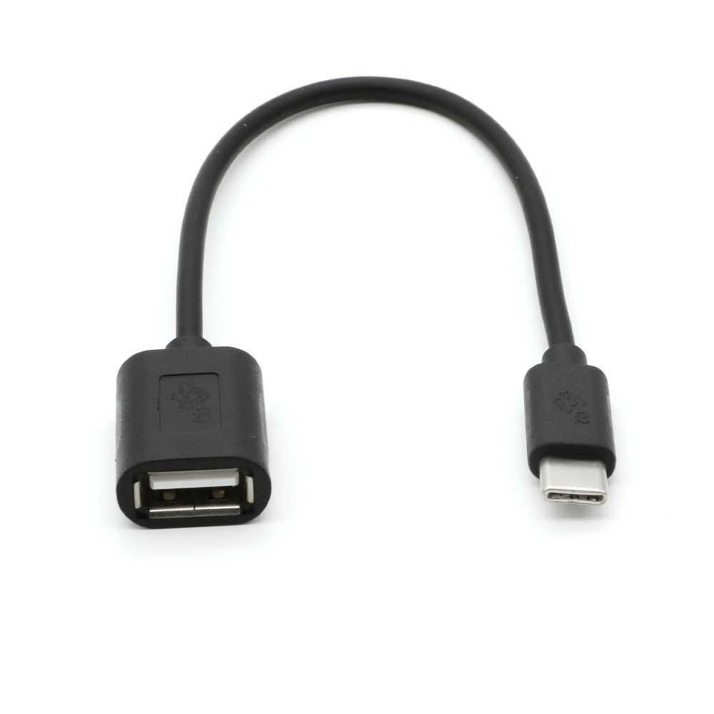 TB Kabel OTG USB AF - USB C 15cm czarny