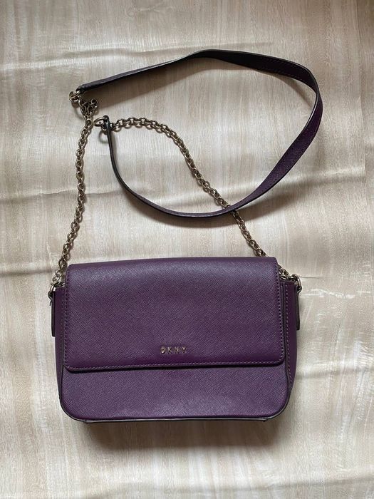 Оригінальна шкіряна сумка DKNY
