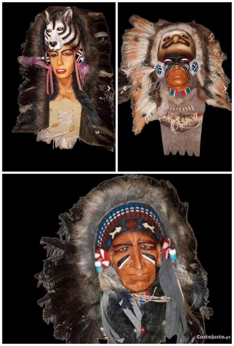 3 mascaras "cabeças de índios" desde 15EUR