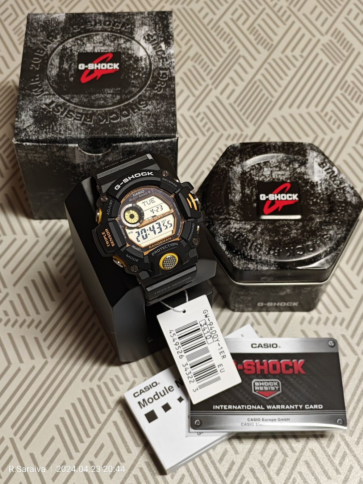 Casio G-Shock GW-9400Y (NOVO C/ ETIQUETAS)