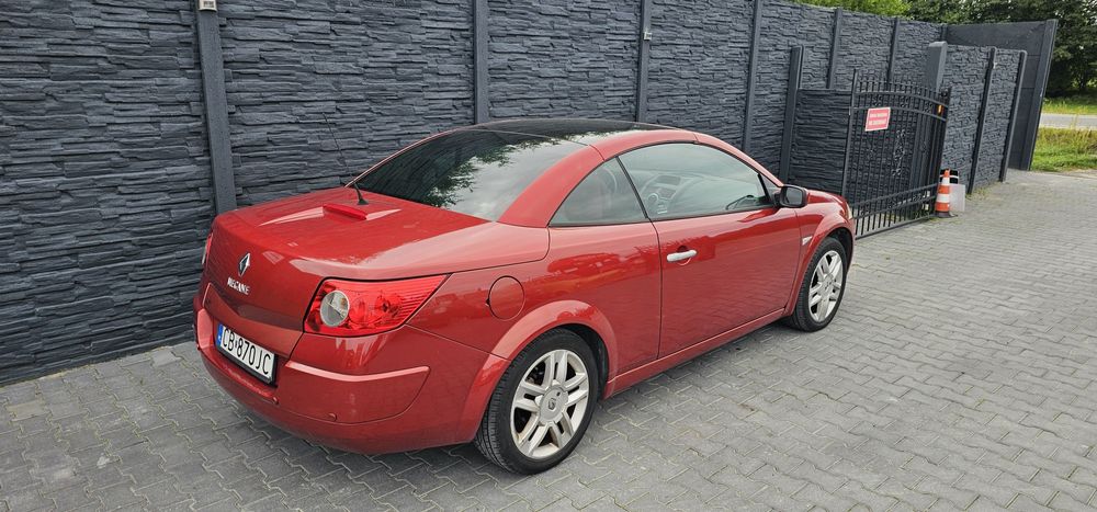 Renault Megane Cabriolet 2005r 2.0Turbo 163km GAZ 160TKM Skóry