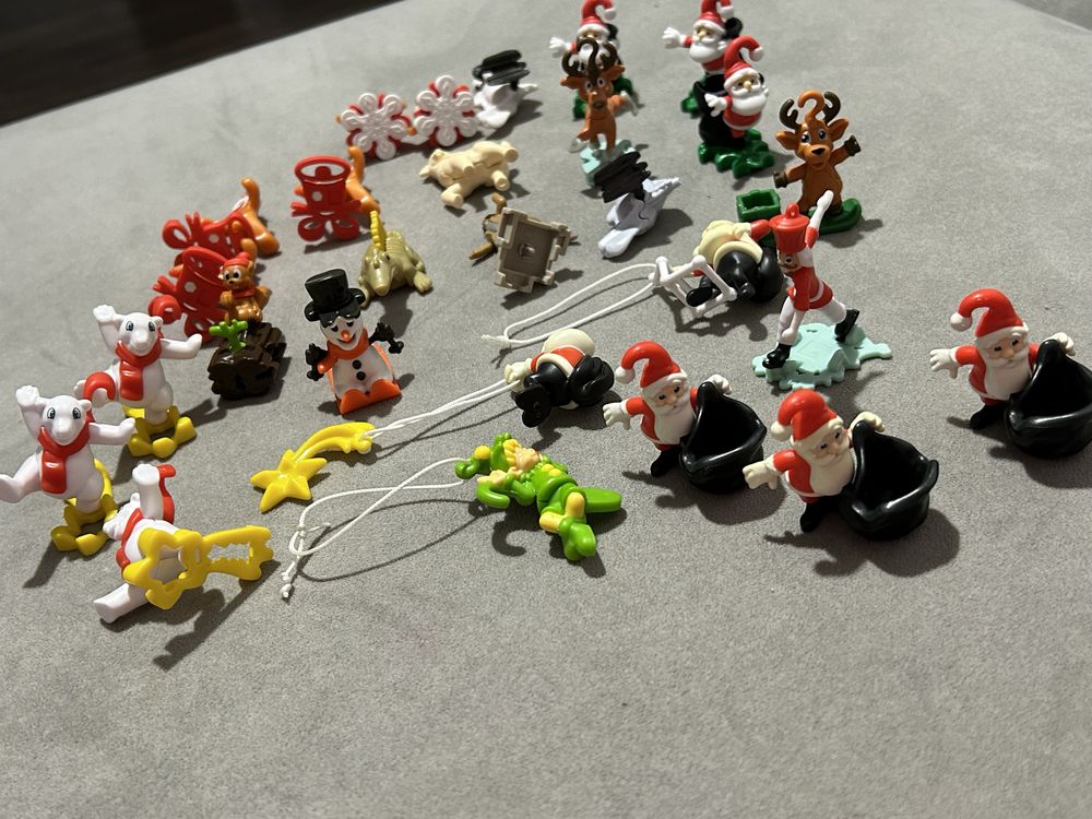 Figurki zabawki z jajka kinder niespodzianki