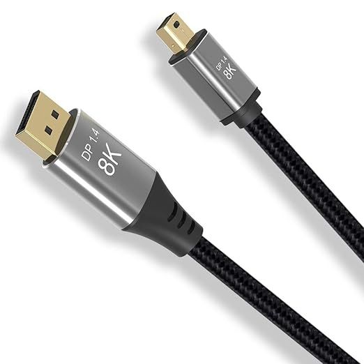 cabledeconn 2m  kabel mini dp do displayport 8k