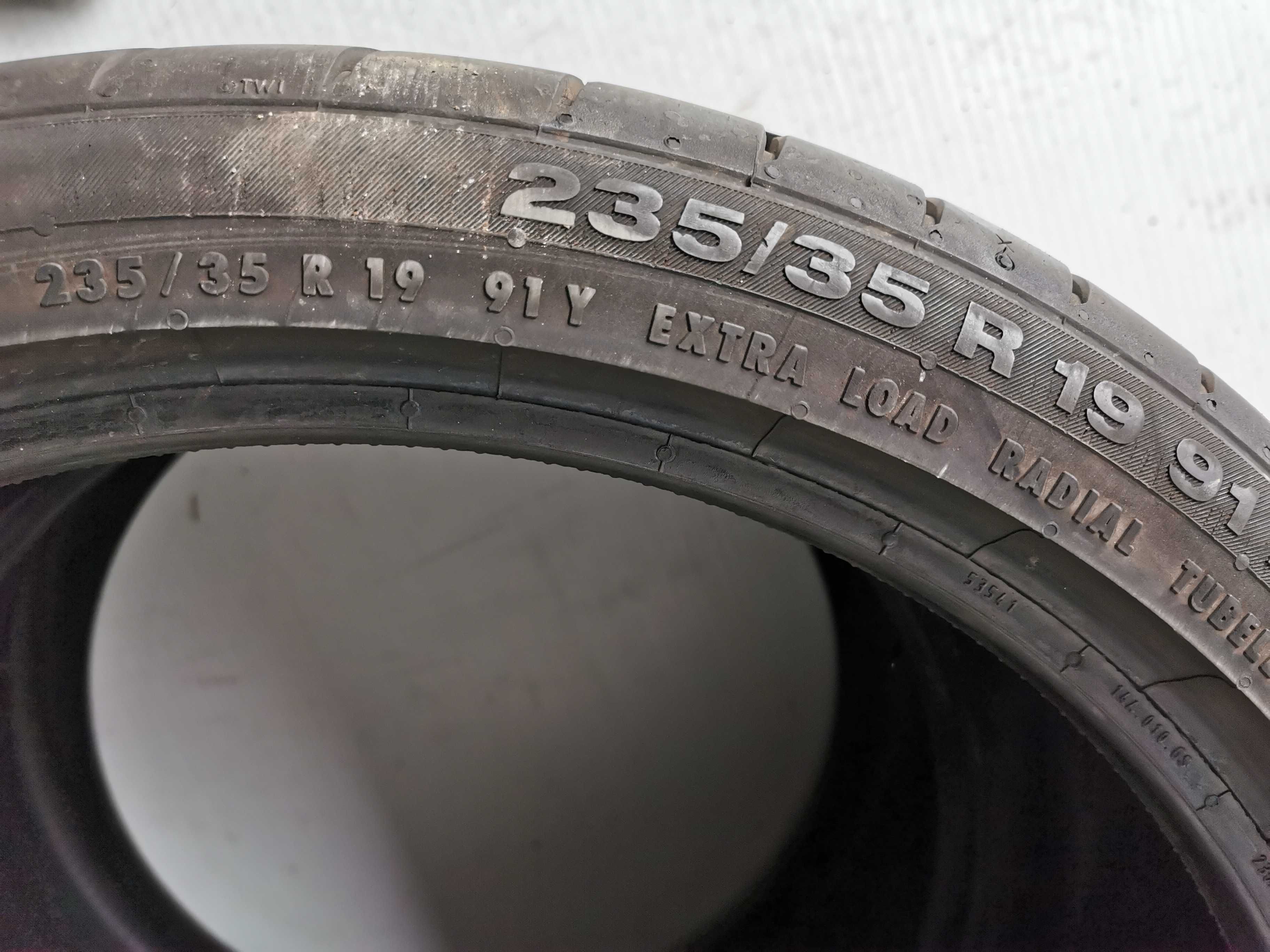 Continental ContiSportContact 5P 235/35r19 91Y Rant XL 6-7mm N8864