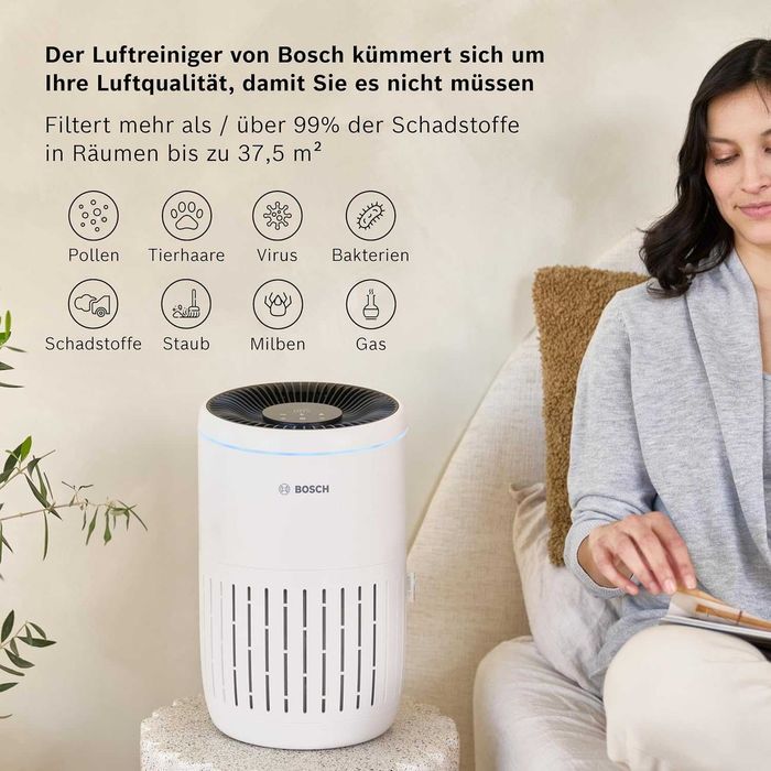 Очищувач повітря Bosch Air 2000,для  площ до 37,5 м²,180 м³/год.