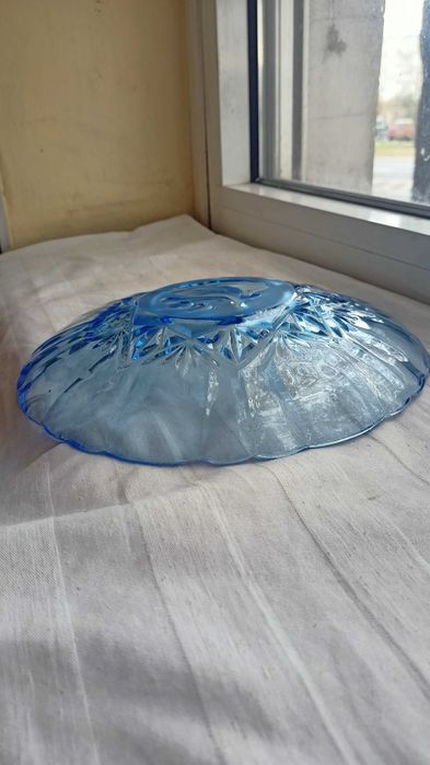 Talerz błękitny z wiśniami Irena Inowrocław katalog zbiorczy l. 40/50