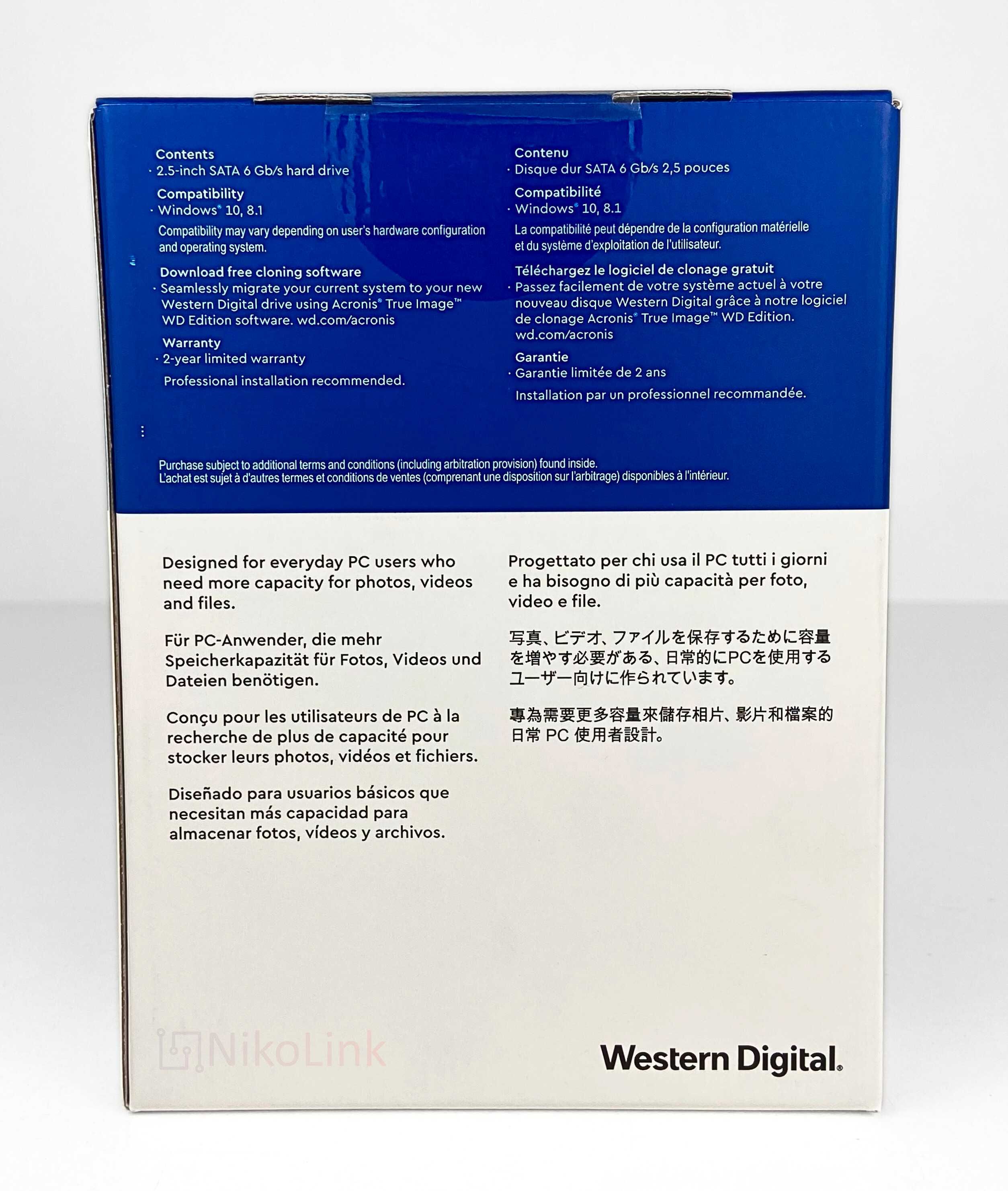 2TB! Жортский Диск HDD Western Digital Blue WD | 2.5" 5400rpm SATAIII