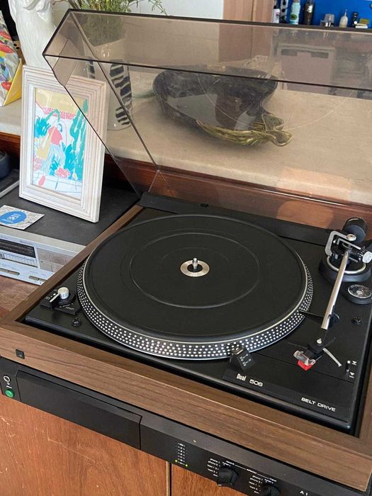 Gira Discos DUAL 506, Qualidade Alemã em bom estado