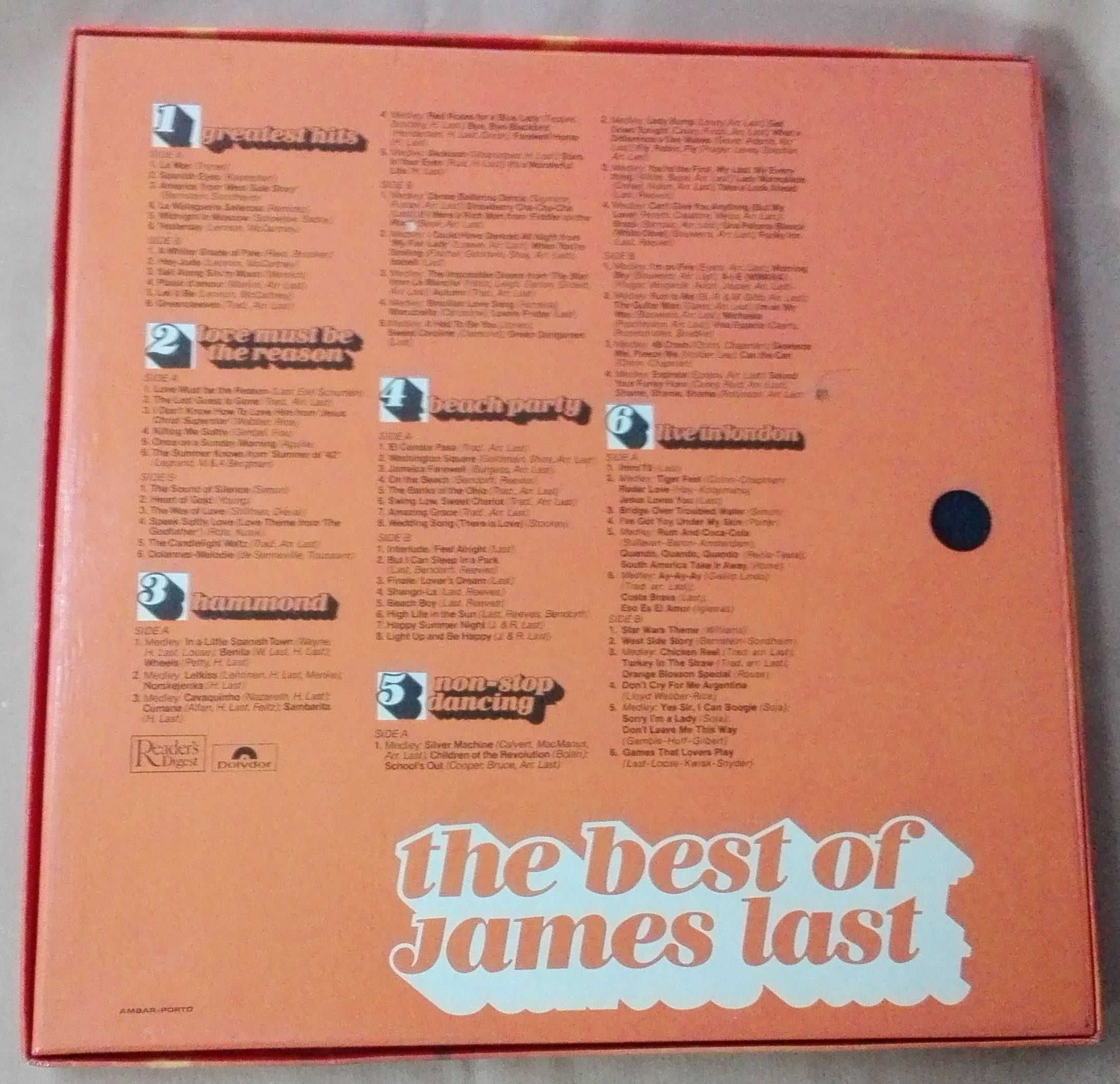 Colectânea (discos LP) "The Best of James Last"