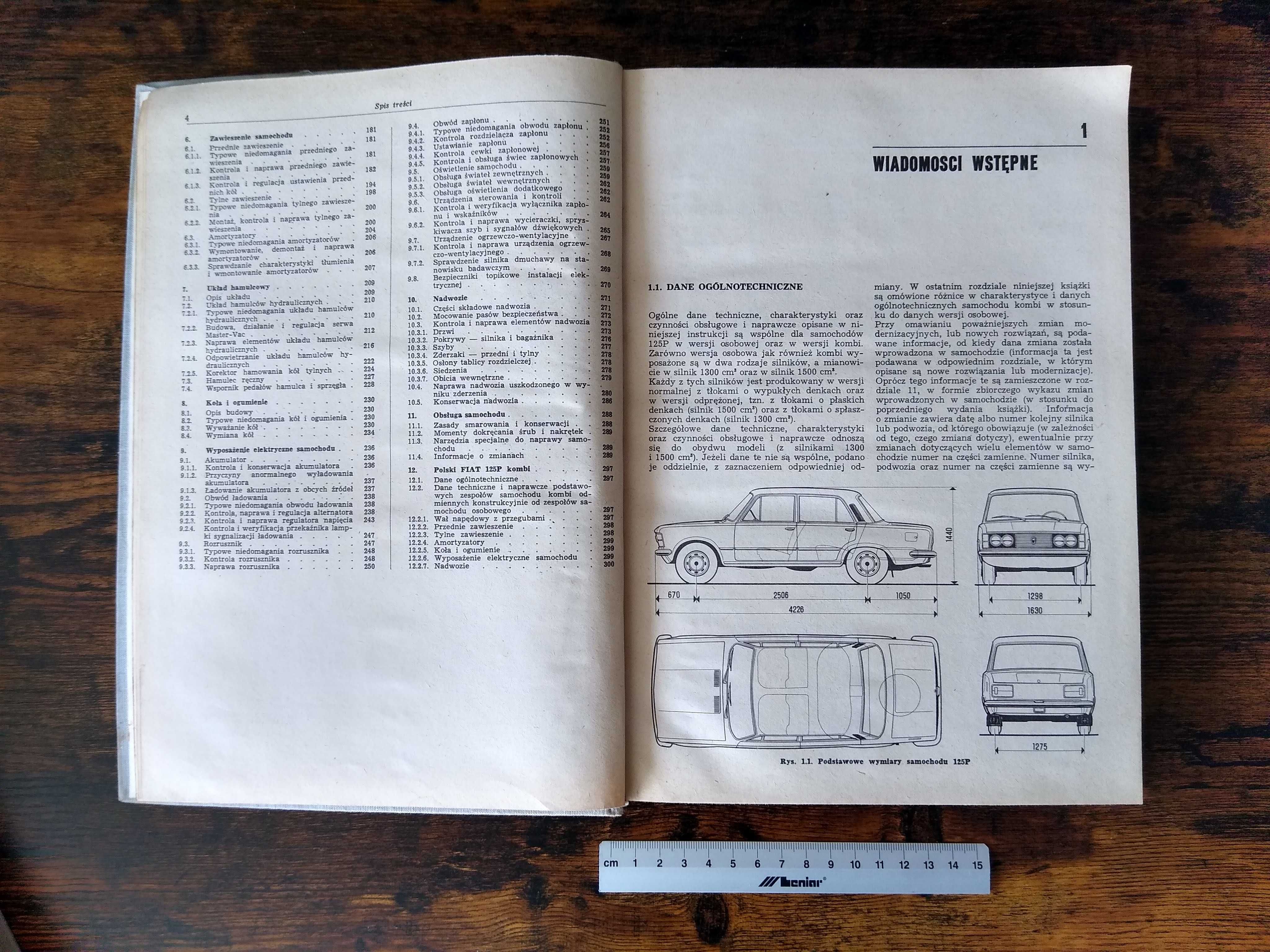 Naprawa samochodów Polski Fiat 125p (wyd. czwarte, 1978)