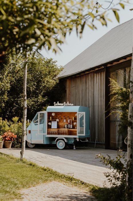 Prosecco van, Piaggio Ape, mobilny bar, event- wolne terminy