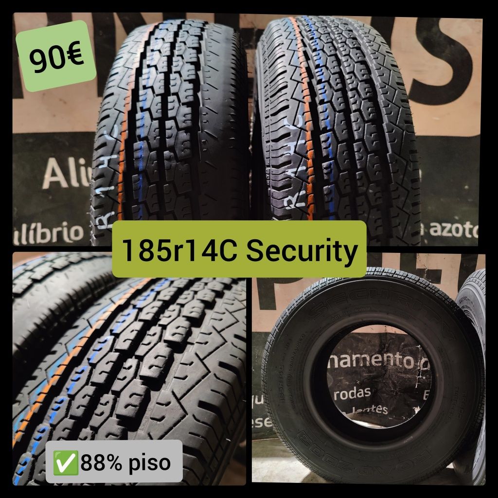 Pneus ocasião 185r14C 195r14C