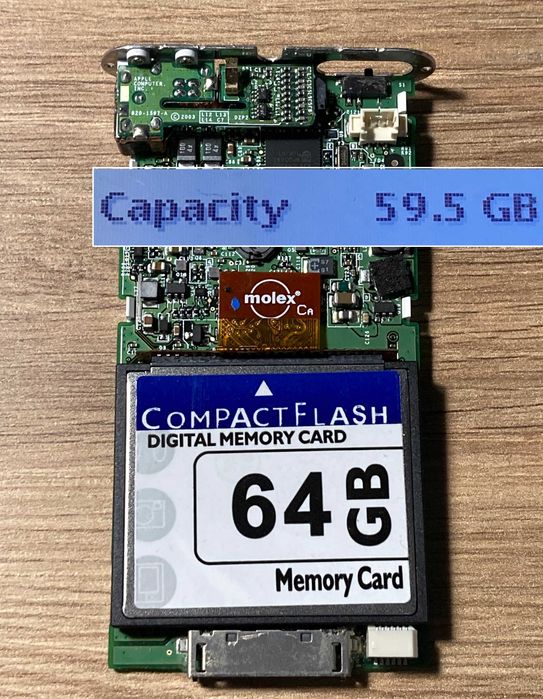 iPod mini Compact Flash 64GB