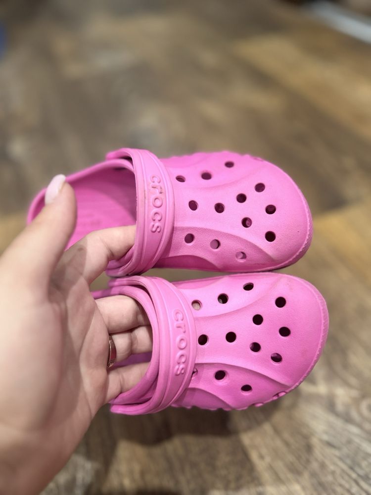 Crocs Шльопанці BAYA CLOG T 207012-6QQ Рожевий