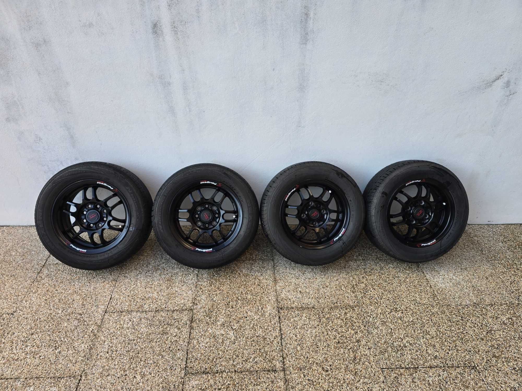 Jantes 13 - 4x100 / 4x108 com pneus 185/60/13R