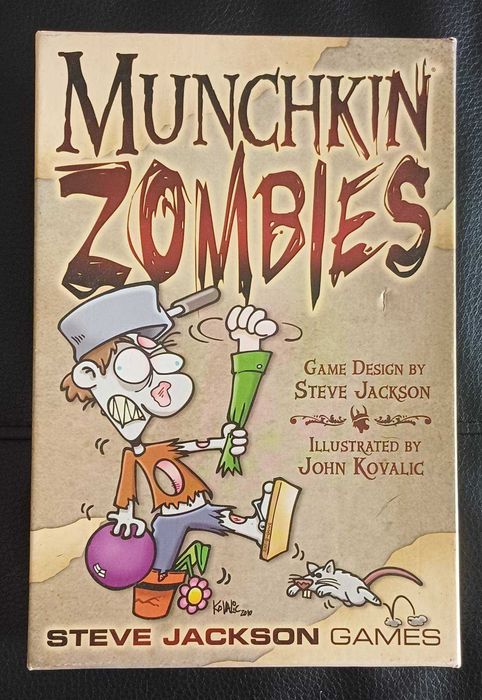 Munchkin Zombies - Jogo de cartas/tabuleiro