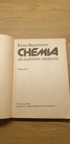 Książka - Chemia dla studentów medycyny