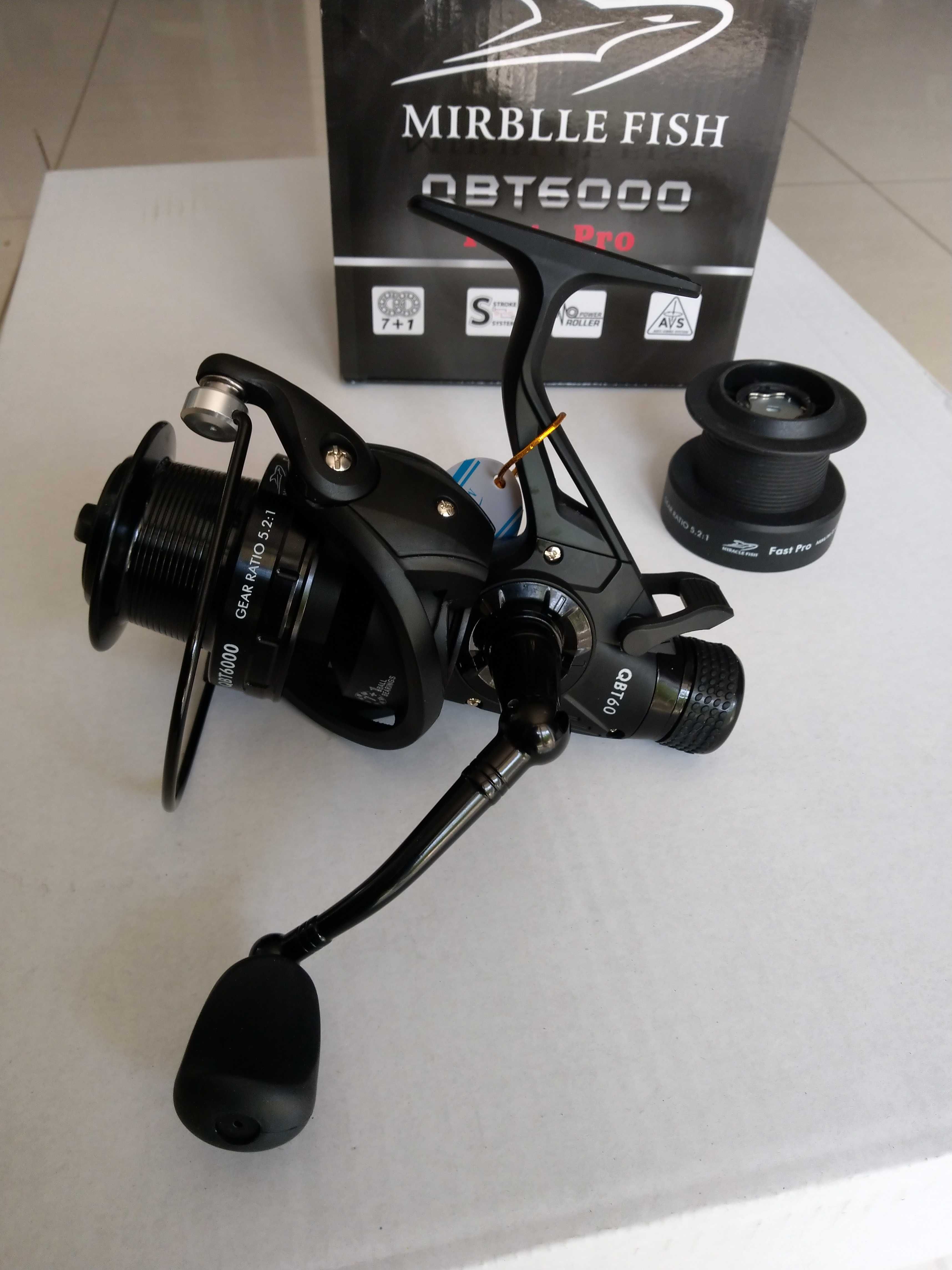 Miracle Fish QBT6000 kołowrotek z wolnym biegiem