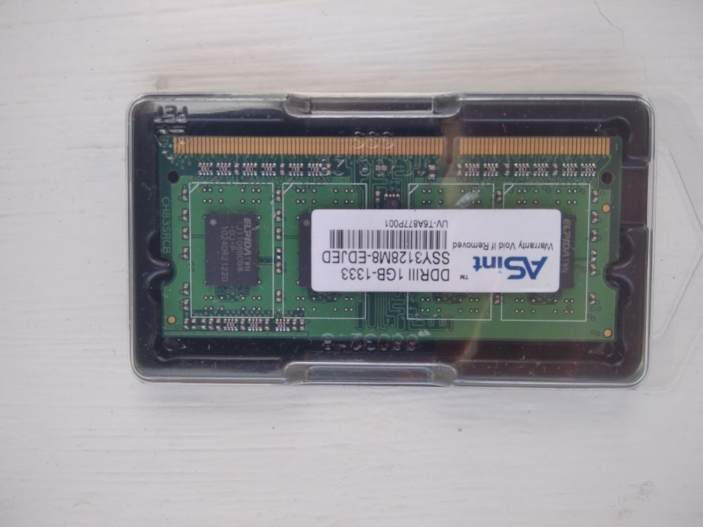 Модуль пам'яті для ноутбуків DDR3 1GB ASint