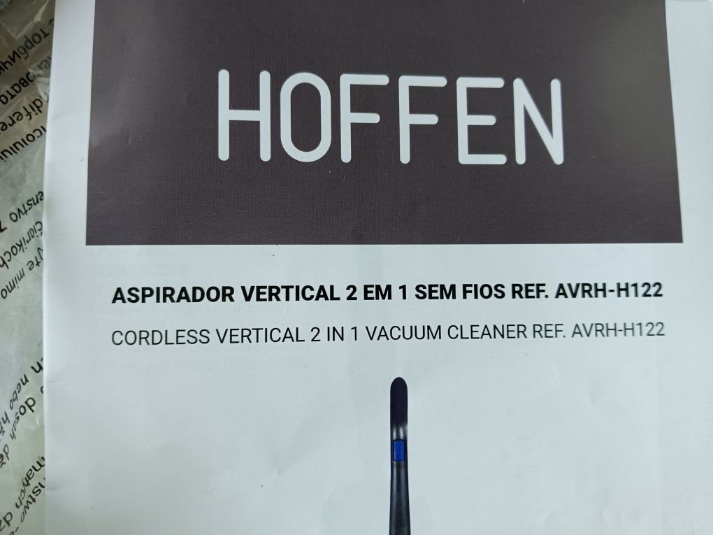 Aspirador vertical sem fios 2 em 1