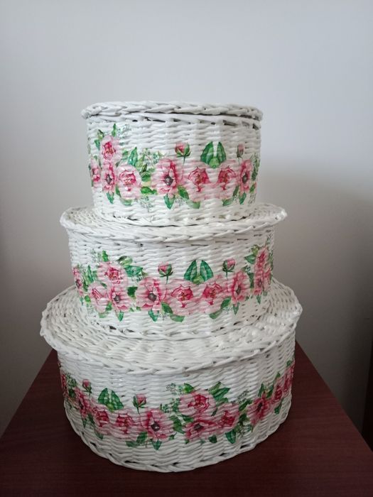 Wiklina papierowa pudelka