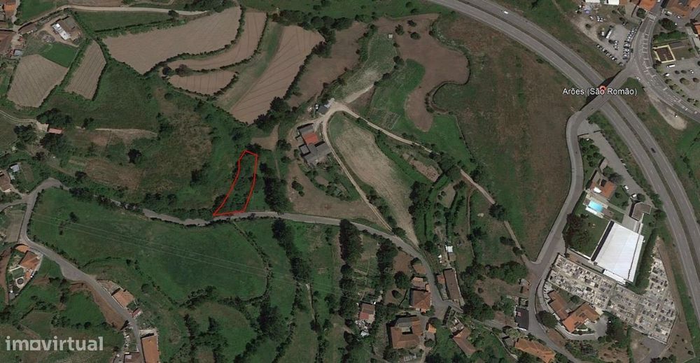 Terreno agrícola com 880 m2 em Arões São Romão