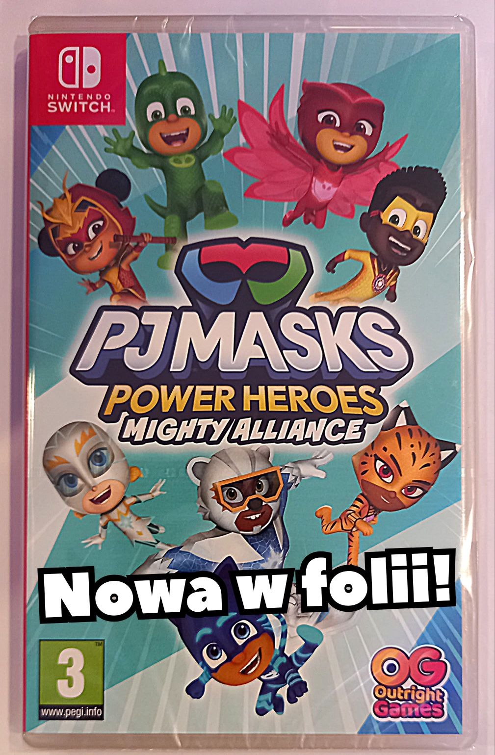 Gra PJ Masks Pidżamersi Power Heroes PL Nintendo Switch /Nowa w folii!