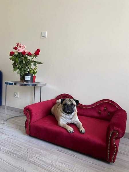 Duża kanapa legowisko posłanie glamour dla psa
