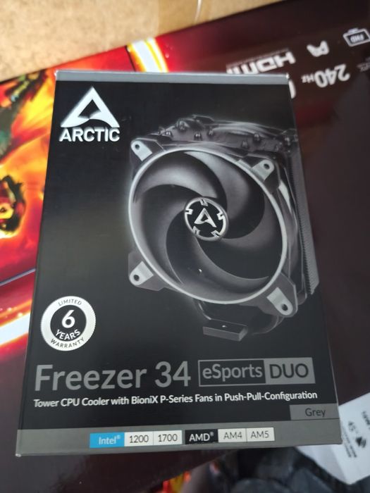 CPU cooler arctic freezer 34