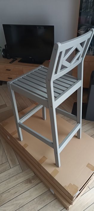 Hokery, krzesła ogrodowe Ikea Bondholmen