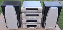 Retro wieża segmentowa Technics SA-EH580 + kolumny Technics