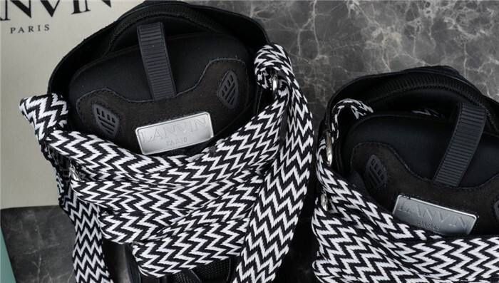 ‼️РОЗПРОДАЖ‼️ Кросівки Lanvin Curb  (Кеди,Чорні,Ланвін,Карб)