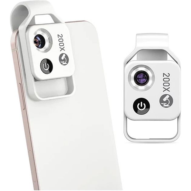 Макрооб'єктив для телефону Apexel 200X LED Microscope Lens