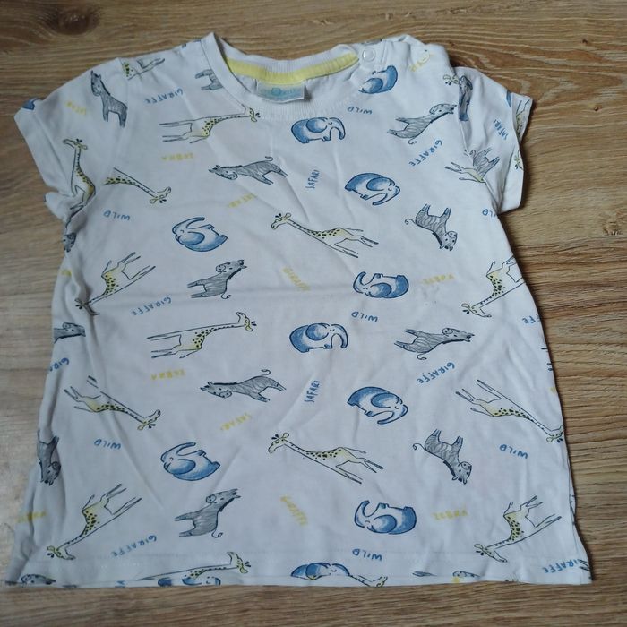 3 koszulki na krótki rękaw 98