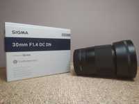 Obiektyw Sigma 30mm F1. 4
