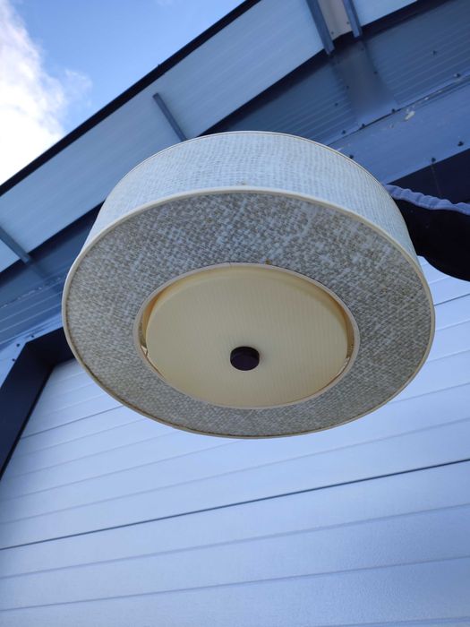 Tekowa Lampa - żyrandol - Teak - vintage - design