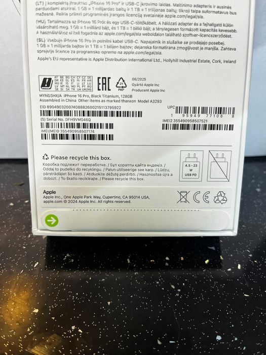 NOWY!!! Iphone 16 Pro 128GB/Gwarancja/SklepGSM/Lach